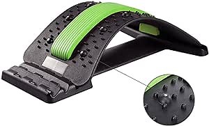 Back Stretcher,Multi-Level Back Massager Stretching Device,Lumbar Support Device for Lower Back Pain Relief,Spinal Pain Relieve,Herniated Disc,Sciatica,Scoliosis
