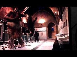 Harry Potter defeats mountain troll