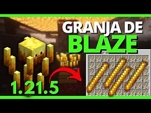 🔥 Cómo Hacer una Granja de Blaze EFICIENTE en Minecraft 1.21.5 | XP y Blaze Rods Ilimitadas 💥