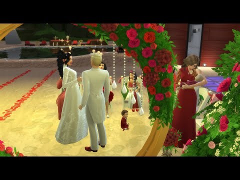 CHRISTMAS DINNER AT THE MANSION SIMS 4