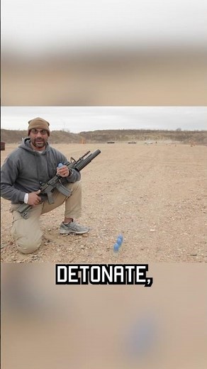 Even Grenade Launcher Training Rounds are badass #shorts #fun