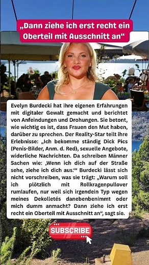 Evelyn Burdecki wehrt sich: „Lasse mir nicht verbieten, was ich mache!“ ✊