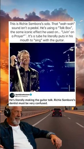 How Bon Jovi’s Guitar REALLY Talks #bonjovi #itsmylife #richiesambora #talkbox #guitarsolo