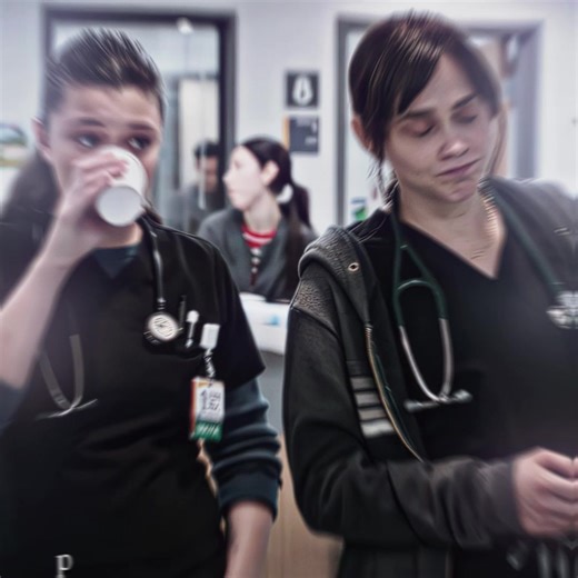 i am a customer and i am very happy 🤗 // scp: underrated. scenes cc: pietrotrilogy & vxcarlet // #thepitt #cassiemckay #trinitysantos #fyp dr cassie mckay dr trinity santos edit fake body fake everything original content