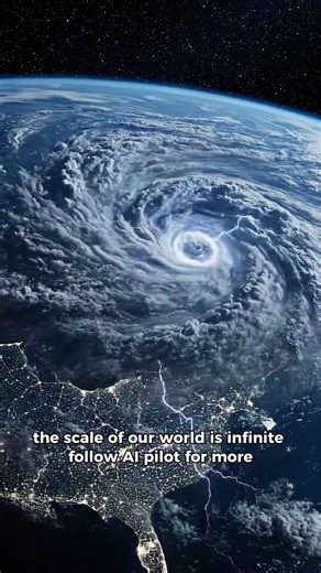 Earth's Power from Space 🛰️🌪️ | AI Simulation