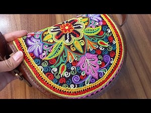 DIY Embroidered Bag | Easy Handmade Boho Shoulder Bag Tutorial