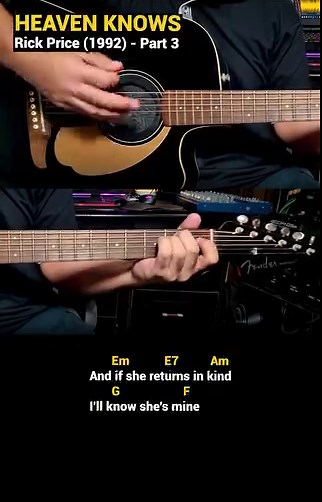 Heaven Knows - Rick Price (1992) - Easy Guitar Chords Tutorial with Lyrics part 3 SHORTS REELS 🎸🎸🎸 #DocOTEPStudio | Doc OTEP Studio