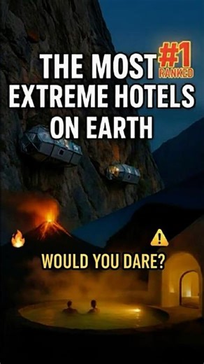 The 5 Most Extreme Hotels on Earth 🌎 | Insane Luxury Stays You Won’t Believe