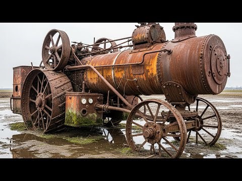 Rusty Tractor Restoration After 200 Days | Complete Review | ASMR Satisfying Rebuild