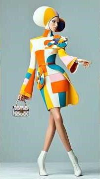 GRAPHIC MOD | Retro Futuristic Fashion Motion | Runway DnB