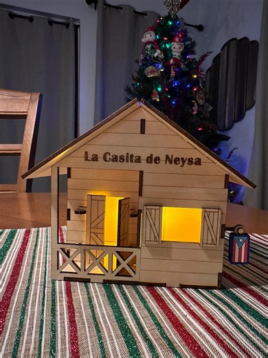 Puerto Rican Jibara House — Laser Cut Wood | Boricua Home Decor | PR Cultural Gift - Etsy