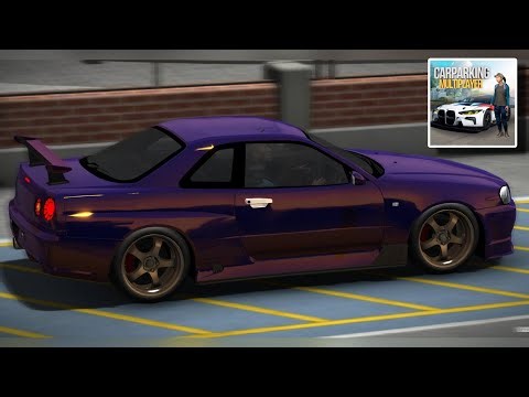 Great Graphics! Midnight Purple R34 Color Code Tutorial in Car Parking Multiplayer New Update
