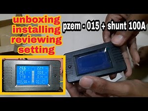 Review dan Pemasangan Pzem - 015 dengan R-Shunt 100A | How to install and setting