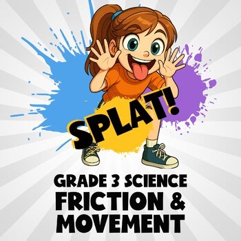 Friction & Movement SPLAT! Science Game - No Prep Grade 3 Review