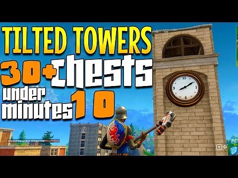 A Complete Guide To Tilted Towers - ALL Chest Locations & SECRET Loot - Fortnite Tilted Towers Chest