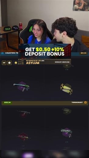 Remontada epica de Sofilum y Asylum en keydrop - #shorts