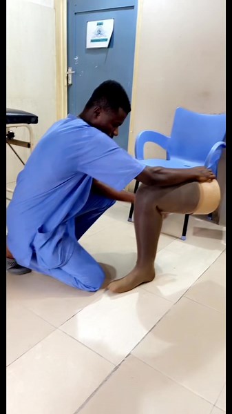 Through knee prosthesis , restoring lost functions, disability is not inability 👌✌️