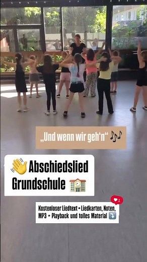 Sooooo schön wie die Tanzkids von mit dieser Choreo unser Grundschul / Klasse 4 Abschiedslied „Und