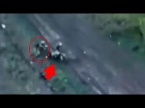 Soldier Push Motorcycle When It Suddenly Explode!