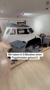 Building an A320 flight simulator 😱😎✈️ #aviation #pilot #airplane #cockpit #flightsimulator #cons...