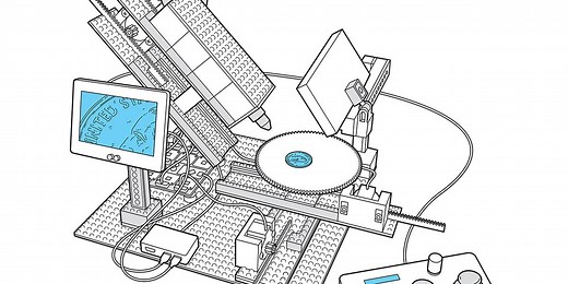 Build A Sophisticated Microscope Using Lego, 3D Printing, Arduinos, and a Raspberry Pi