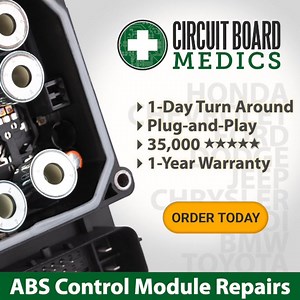 Is your ABS light on? 🚨 We'll get you back on the road fast with our 1-business-day repair speed! ✅ Skip the expensive dealership fees ✅ No programming required ✅ 1-year warranty | Circuit Board Medics
