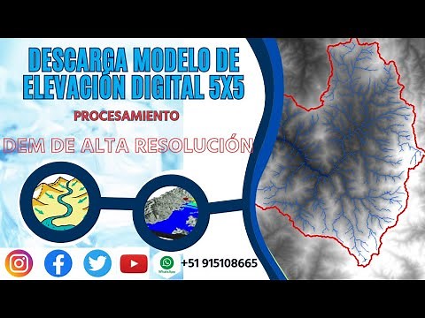 Descargar y procesar DEM de 5x5m - ARCGIS PRO y QGIS