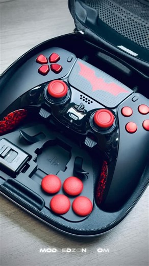ModdedZone on Instagram: "Check out this cool-looking PS5 Edge controller! 🔥 Premium materials, insane precision, and fully customizable to match your playstyle. Level up your game with MZ Titan OS, remappable buttons, TMR thumbsticks, and next-gen performance. Customize yours at ModdedZone.com 🎮✨ Hashtags: #PS5Edge #CustomController #ModdedController #ModdedZone #GamerLife #ProController #GamingSetup #PlayStation5 #PS5Mods #MZTitanOS #GamerGear #NextGenGaming #ControllerArt #GamingCommunity #