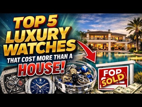 Top 5 Luxury Watches That Cost More Than Houses 💎🏠