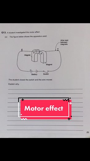 The motor affect #physics #motoreffect #secondaryschool #sciencegcse #tutoringservices #magnetism #electromagnetism #passmyexams