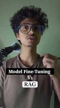 Model Fine-Tuning vs RAG 🤔 #finetune #llm #model #coding #programming #ai #machinelearning #rag