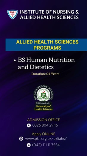 𝗔𝗱𝗺𝗶𝘀𝘀𝗶𝗼𝗻𝘀 𝗢𝗽𝗲𝗻 𝗮𝘁 𝗣𝗞𝗟𝗜 𝗜𝗻𝘀𝘁𝗶𝘁𝘂𝘁𝗲 𝗼𝗳 𝗡𝘂𝗿𝘀𝗶𝗻𝗴 & 𝗔𝗹𝗹𝗶𝗲𝗱 𝗛𝗲𝗮𝗹𝘁𝗵 𝗦𝗰𝗶𝗲𝗻𝗰𝗲𝘀