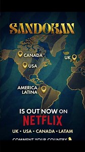 SANDOKAN Is OUT NOW on Netflix (UK • USA • Canada • LATAM) 🌍🔥