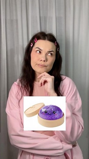 Best Purple Dumpling Squishy DIY! 🥟💜 Testing a new style! #diy #squishy #shorts #viral