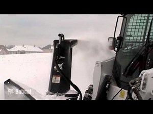 Snow Thrower - Snow Blower - Snow Removal System Video | Bobcat Loader Attachments
