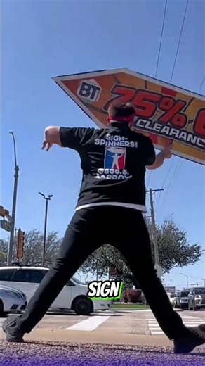 This Guy Almost Won the World Sign Spinning Championship!