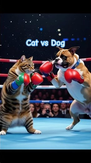 #ai #fight #shorts cat fighting