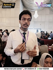 1.3K views · 21 reactions | We’re proud to present our innovative project at Aptech Vision 2k24, where creativity meets technology!  Our team has worked hard to bring fresh ideas to life, and today we showcase our passion for digital solutions. #AptechVision #Innovation #TechForGood #DigitalTransformation #Teamwork #FutureIsNow #proudmoment | Aptech Metro Star Gate | Facebook