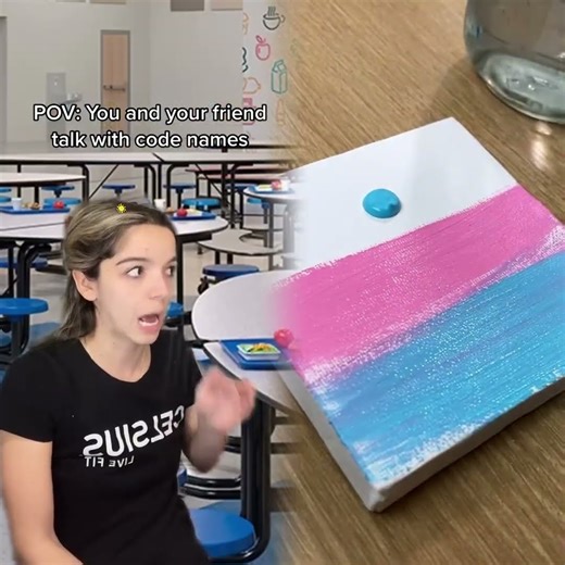 POV you and your friend talk in code names about people in school #friendsbelike