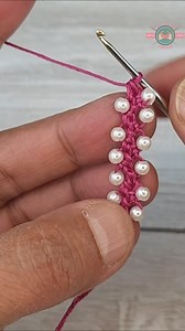 Wow! Description of the magnificent knitting pattern with pearl beads. This was so nice.... #handmade #design #fashion #love #crochet #knitting | Lady Loves Knitting