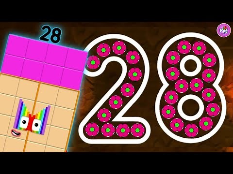 Numberblocks 28 Magic Run - Explain of Twenty Eight Number | Go Explore New Adventure 28