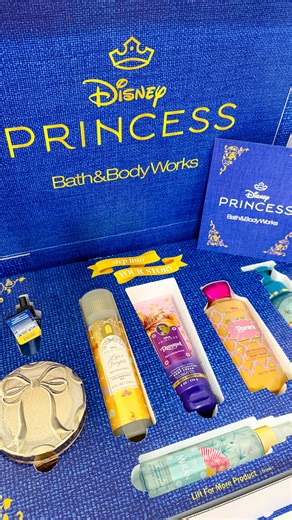 Emily Rose on Instagram: "Life is a fairytale✨☁️👑 The NEW Disney Princess | Bath and Body Works collection releases today 2.13!!! Thank you so much @bathandbodyworks and @disneystyle for gifting me this beautiful package! I’m so in love with this entire collection😍 Disney Princess fragrances from this collection include: 👑Life’s a Fairytale 🩷Aurora 🩵Mulan 🍎Snow White ☀️Rapunzel 🪷Tiana 🌹Belle ##gifted_by_bathandbodyworks #disneystyle #disneyprincess #bathandbodyworks disneybathandbodywork