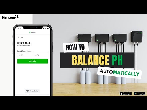 Balancing the pH levels automatically using the Growee App | Hydroponics made easy
