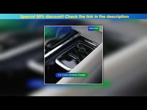 Best Seller Car accessories For volvo xc60 xc90 S90 V90 S60 V60 car wireless charging Car styling••