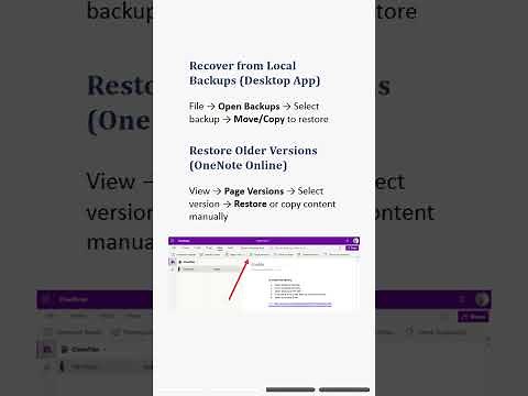 Learn why OneNote files get deleted and how to recover them #onenote #delete