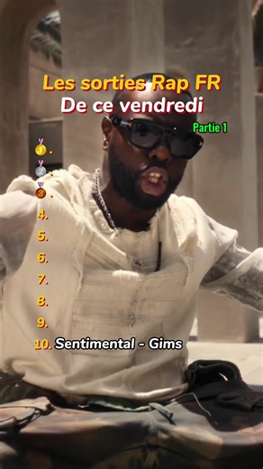 Les meilleures sorties du rap français de ce vendredi #musiquefrancaise #rapfrancais #rapfr #gims #niska