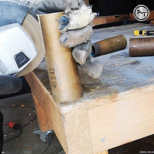 Melting Down Massive Bullet Shell | Alumitube TV