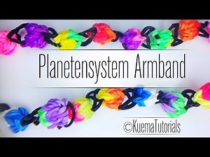 Rainbow Loom Planetensystem | German Tutorial