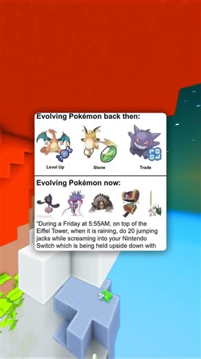 Evolving Pokemon!