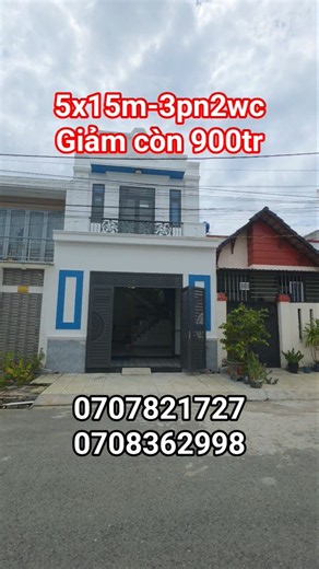 House with separate ownership certificate, drastically reduced to 900 million VND, bank loan avai...